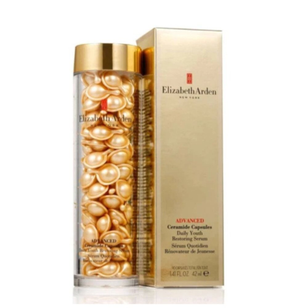 Elizabeth Arden Ceramide Capsules Daily Youth Restoring Serum 90 Capsules  NIB.